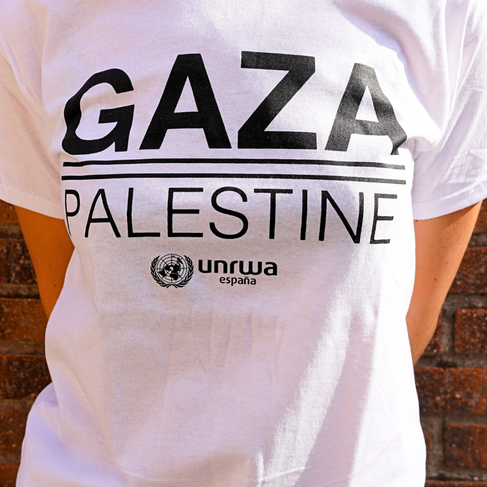 Camiseta Gaza palestine blanca